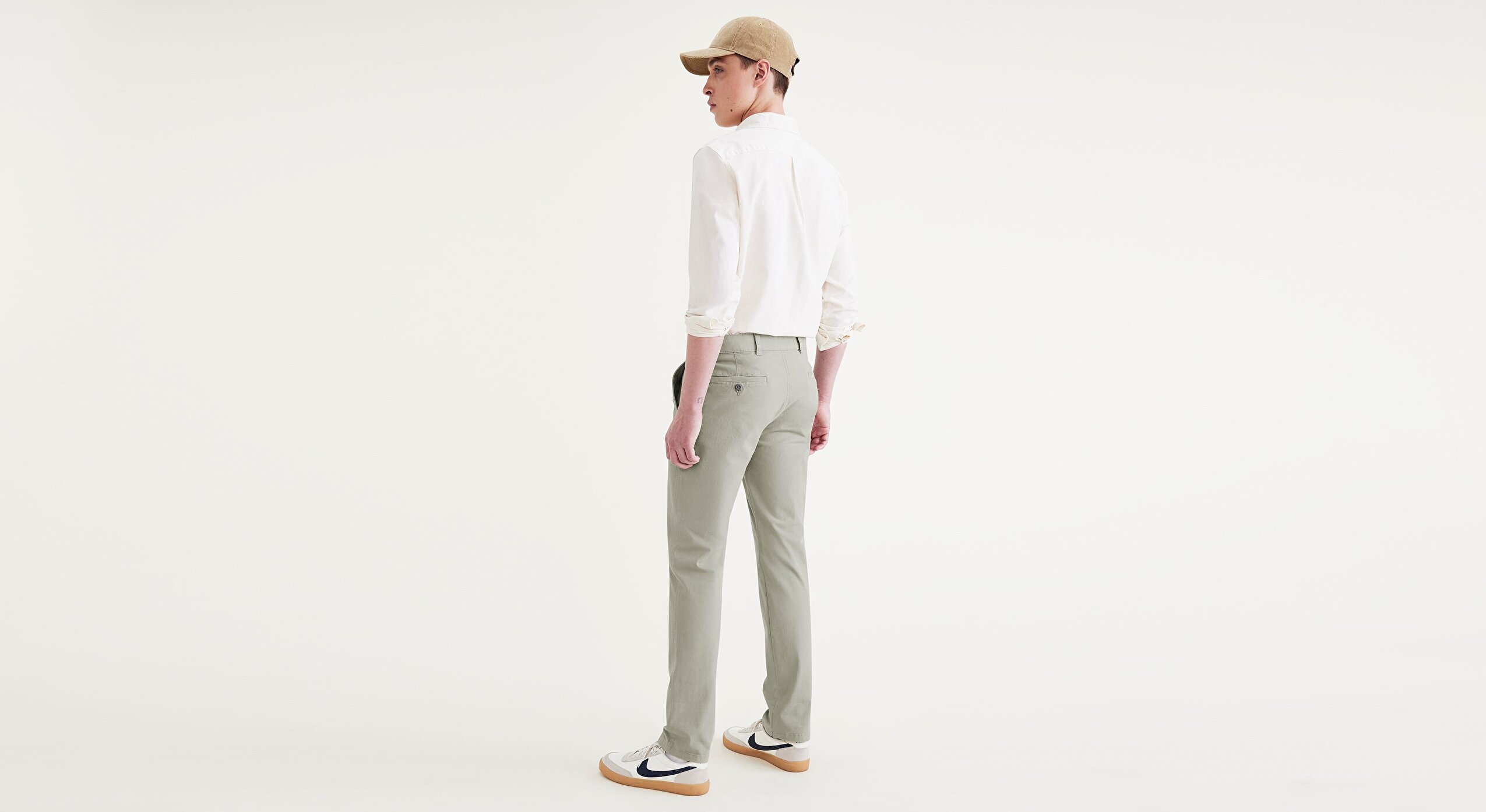 Smart 360 Flex Yeşil Ultimate Slim Fit Chino Pantolon