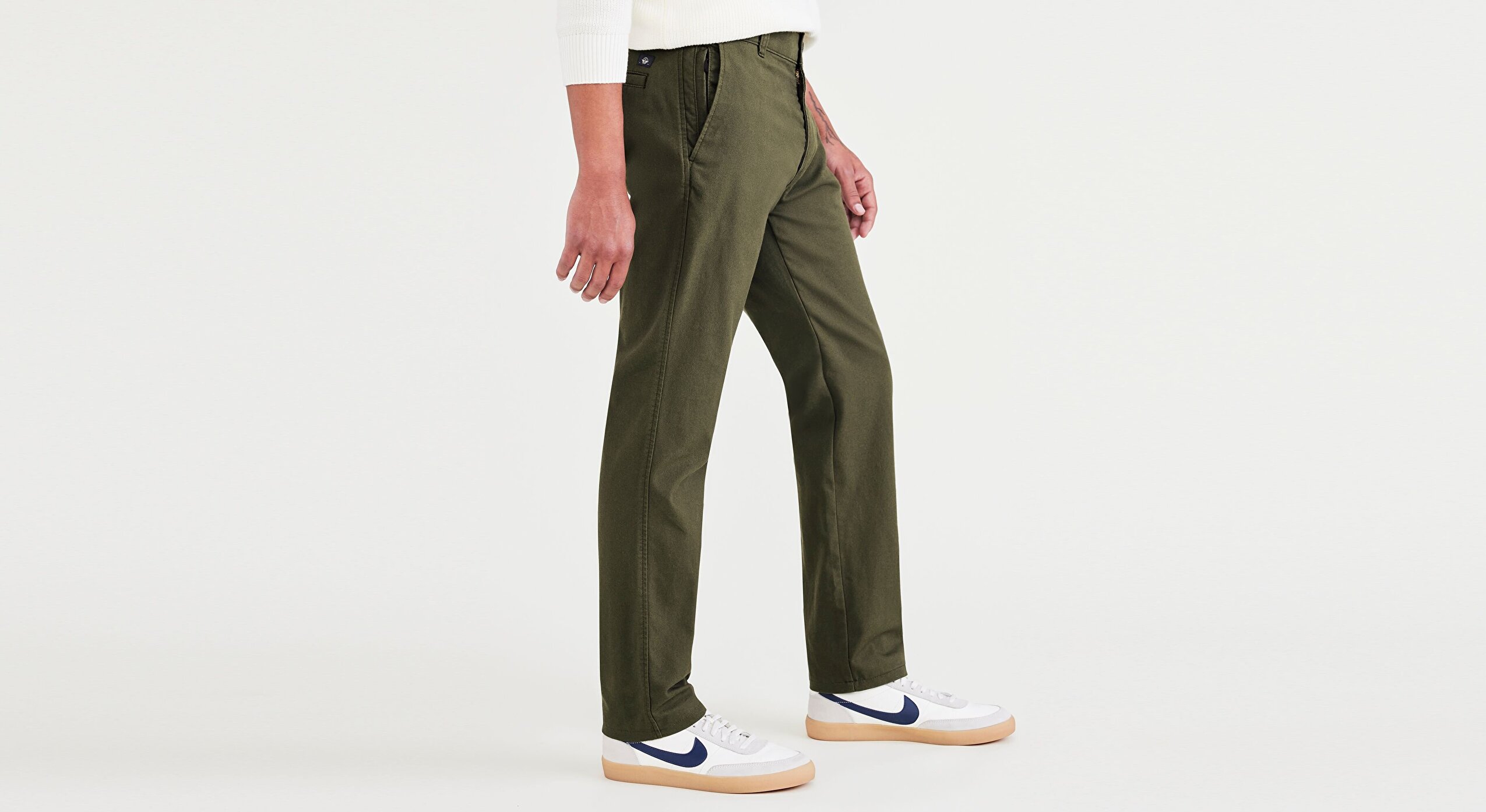 Smart 360 Flex Yeşil Ultimate Slim Fit Chino Pantolon