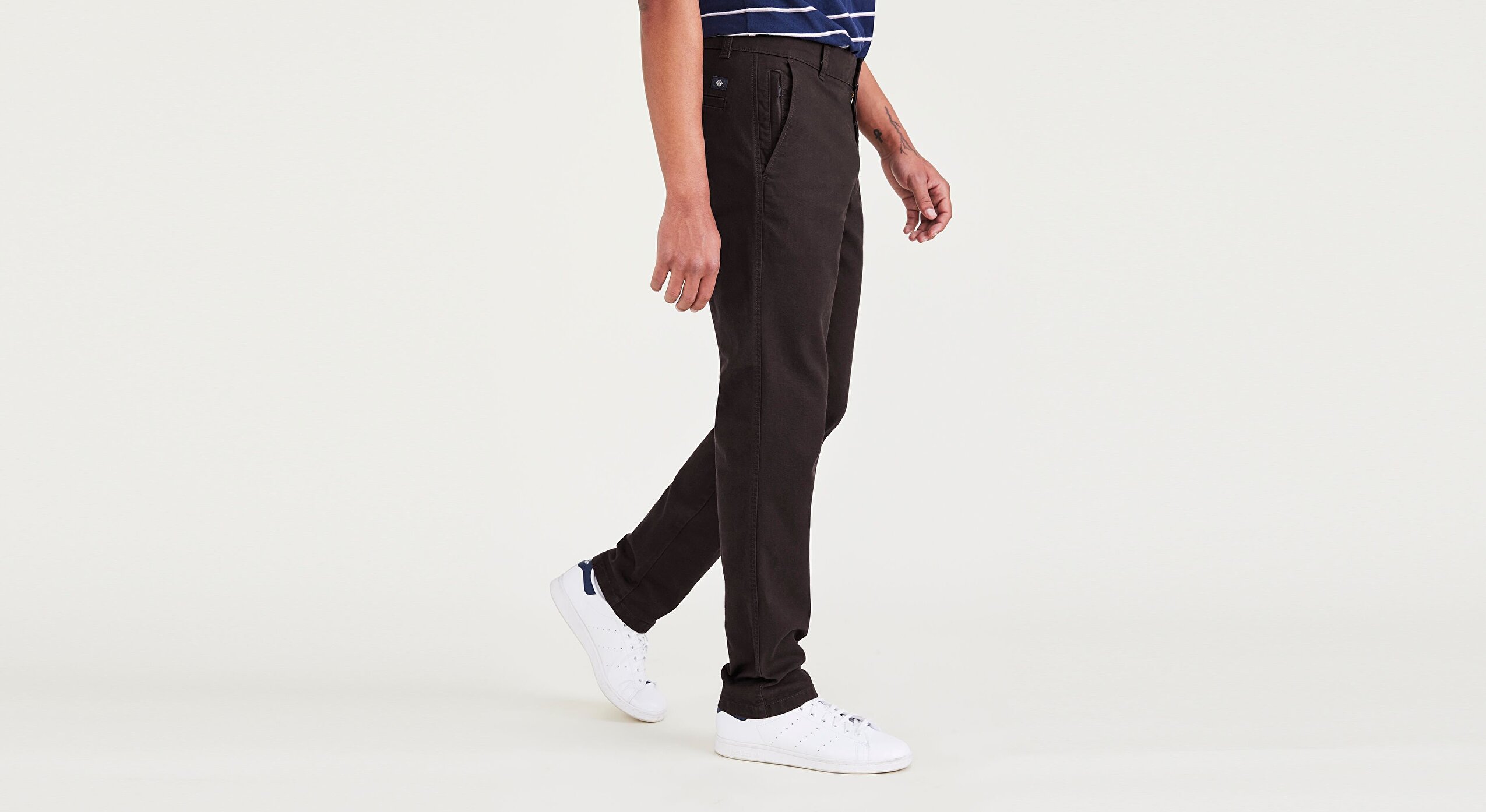 Smart 360 Flex Siyah Ultimate Slim Fit Chino Pantolon