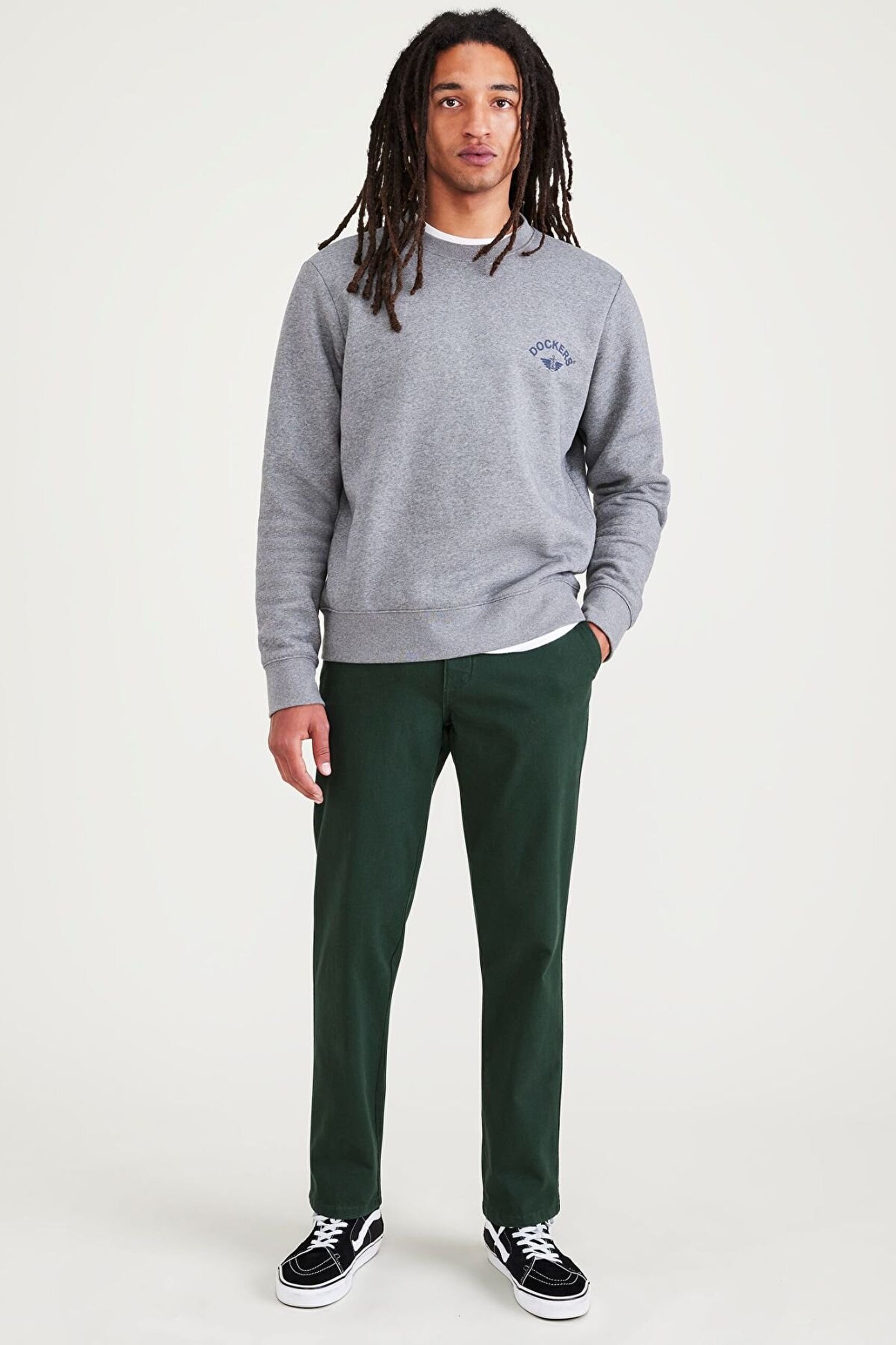 Smart 360 Flex Yeşil Ultimate Slim Fit Chino Pantolon