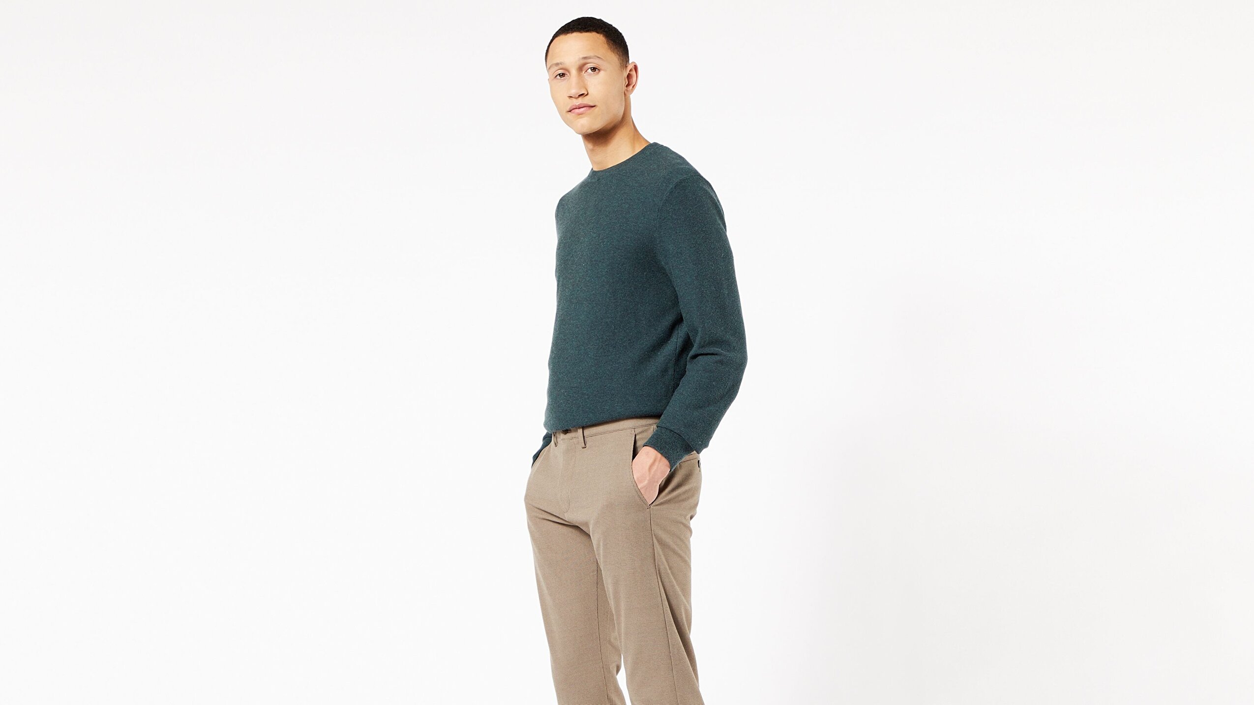 Merino Bisiklet Yaka Kazak