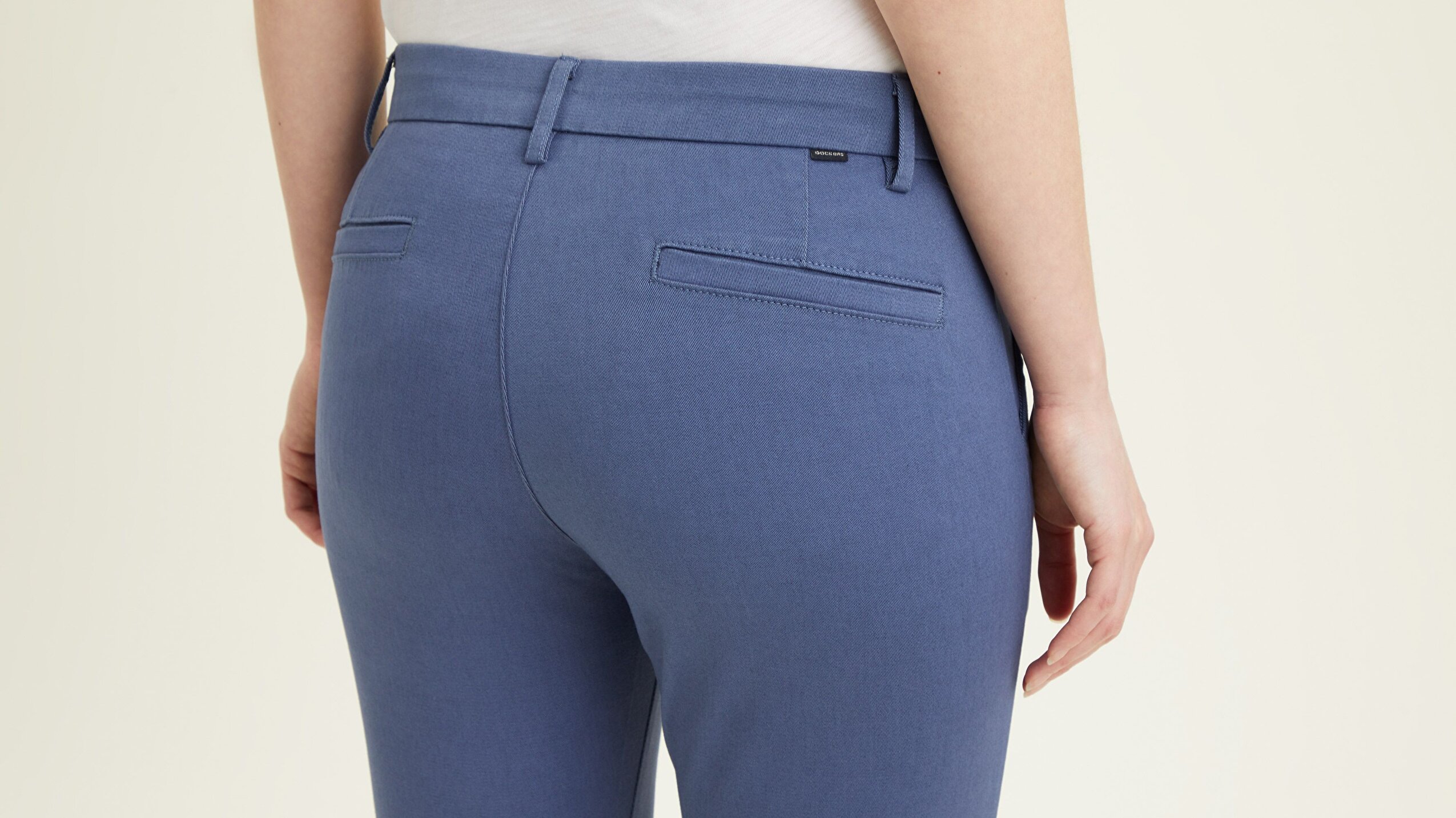 Weekend Chino Lacivert Skinny Fit Pantolon