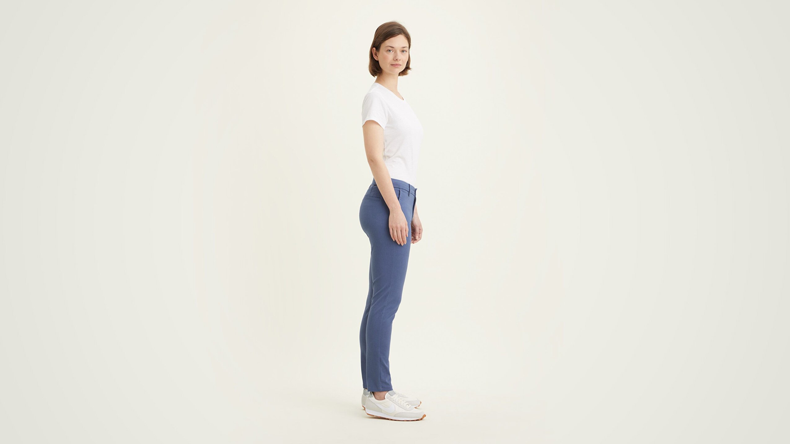 Weekend Chino Lacivert Skinny Fit Pantolon