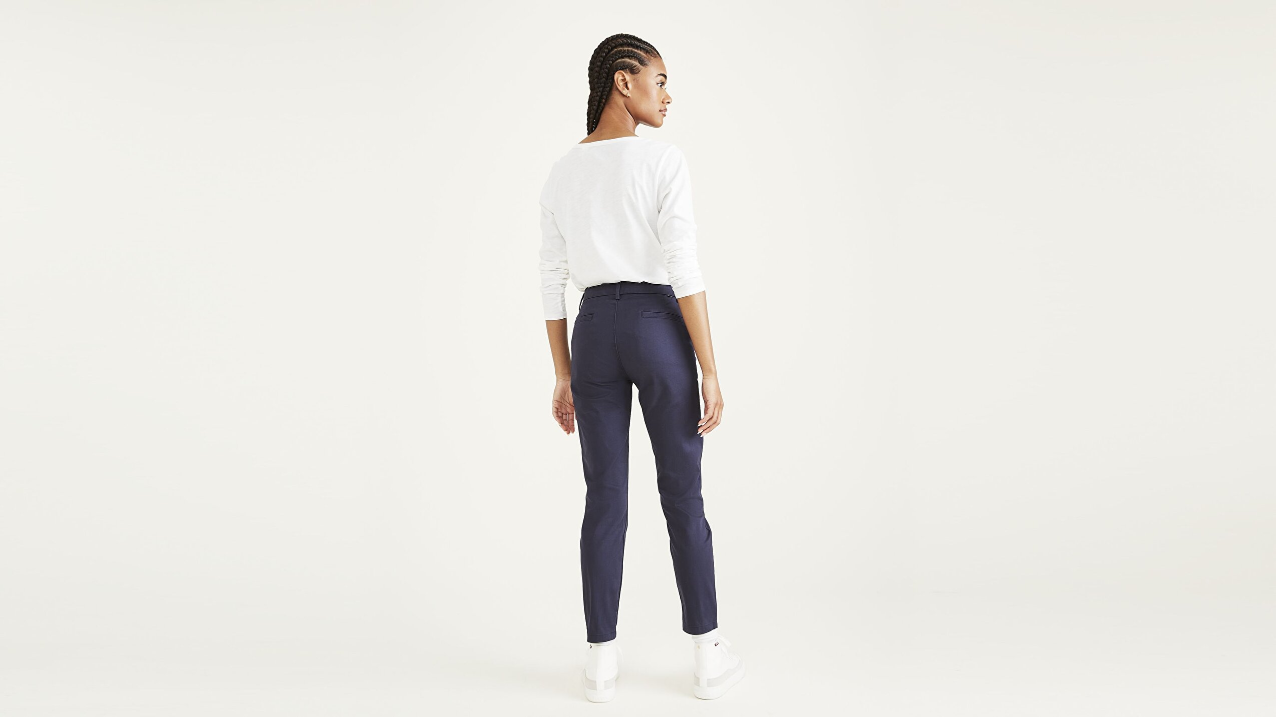 Weekend Chino Lacivert Skinny Fit Pantolon