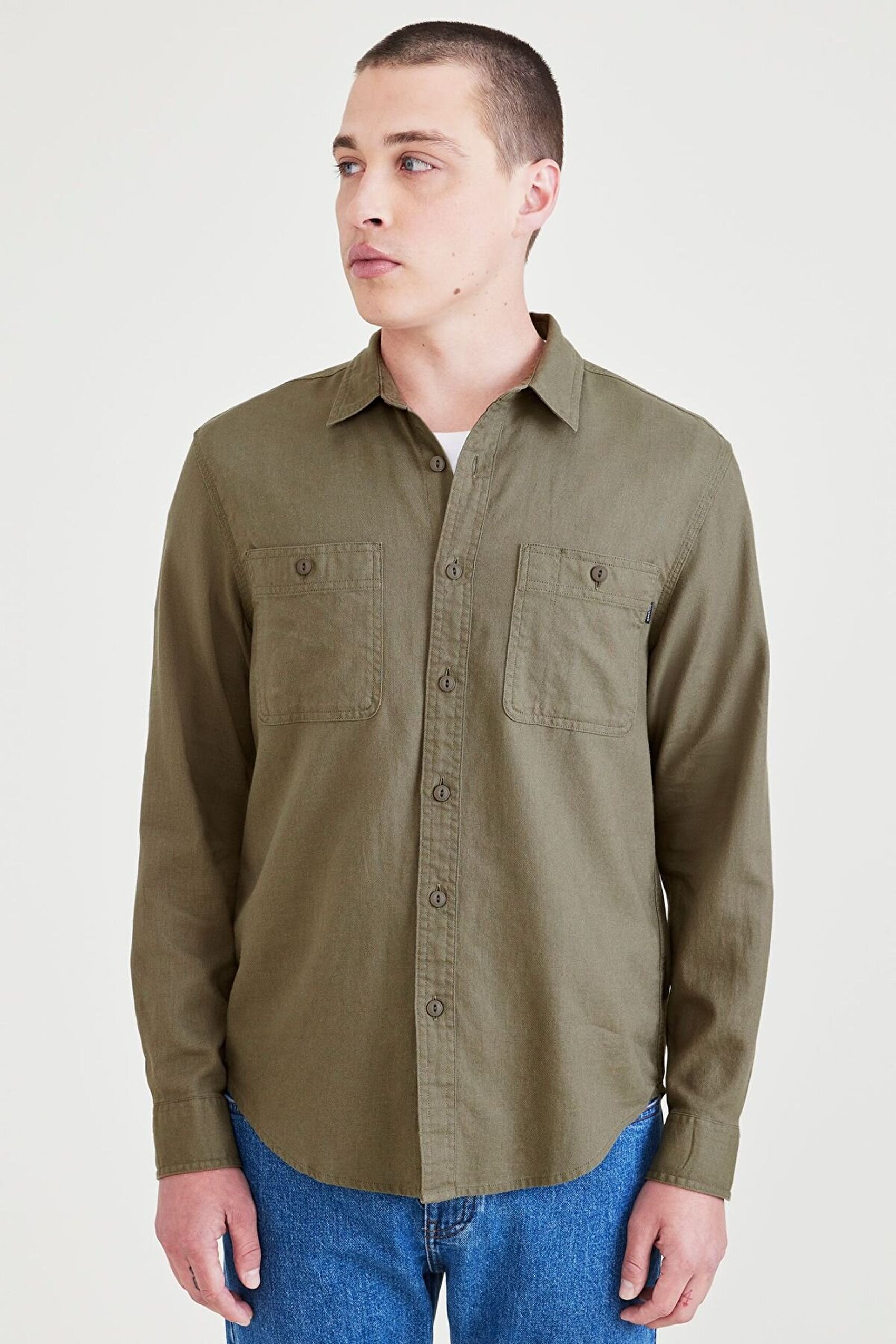 Work Shirt Yeşil Gömlek