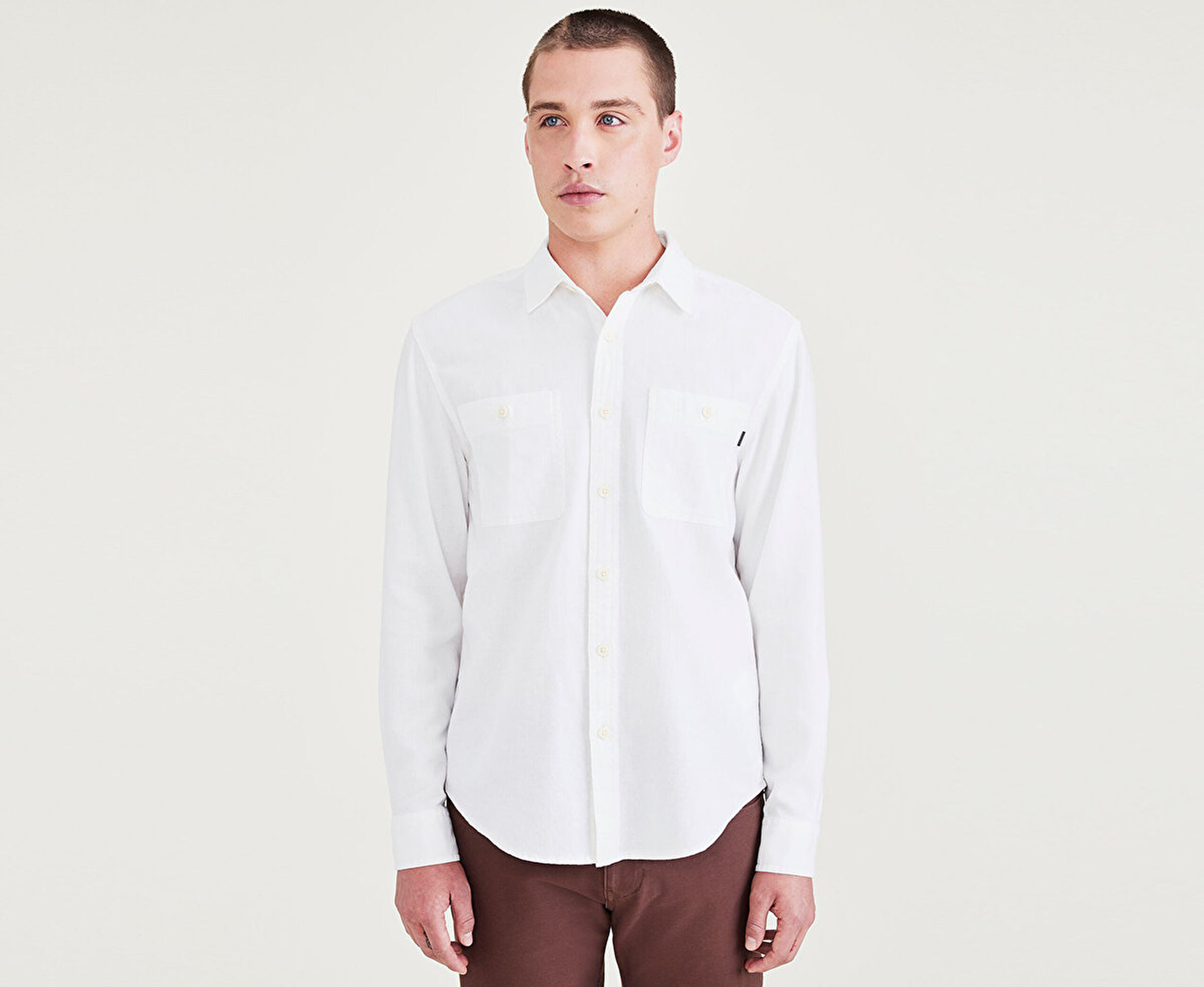 Work Shirt Beyaz Gömlek