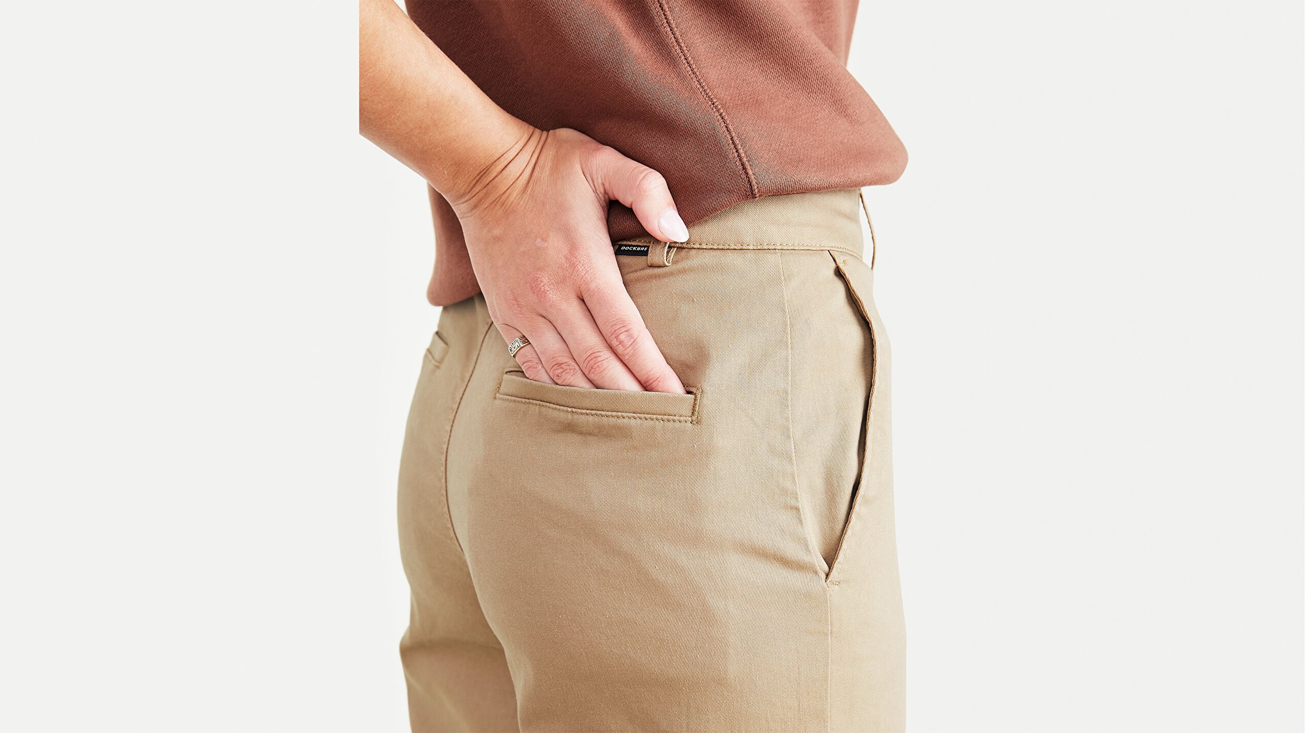 High Waist Chino