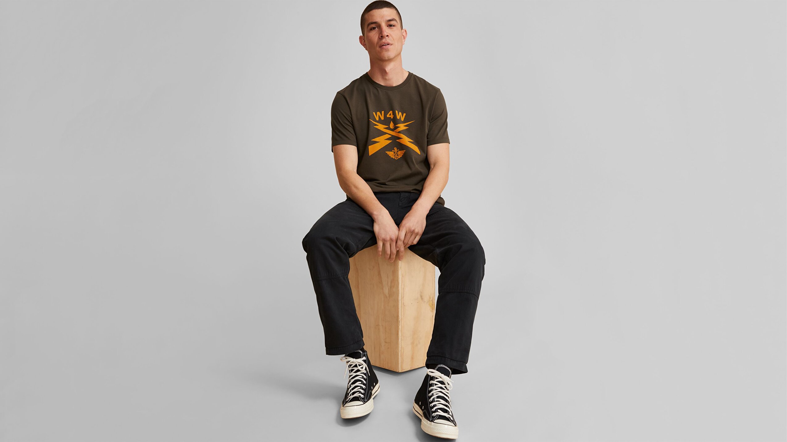 Jon Rose Chino Gd Mineral Black Btm