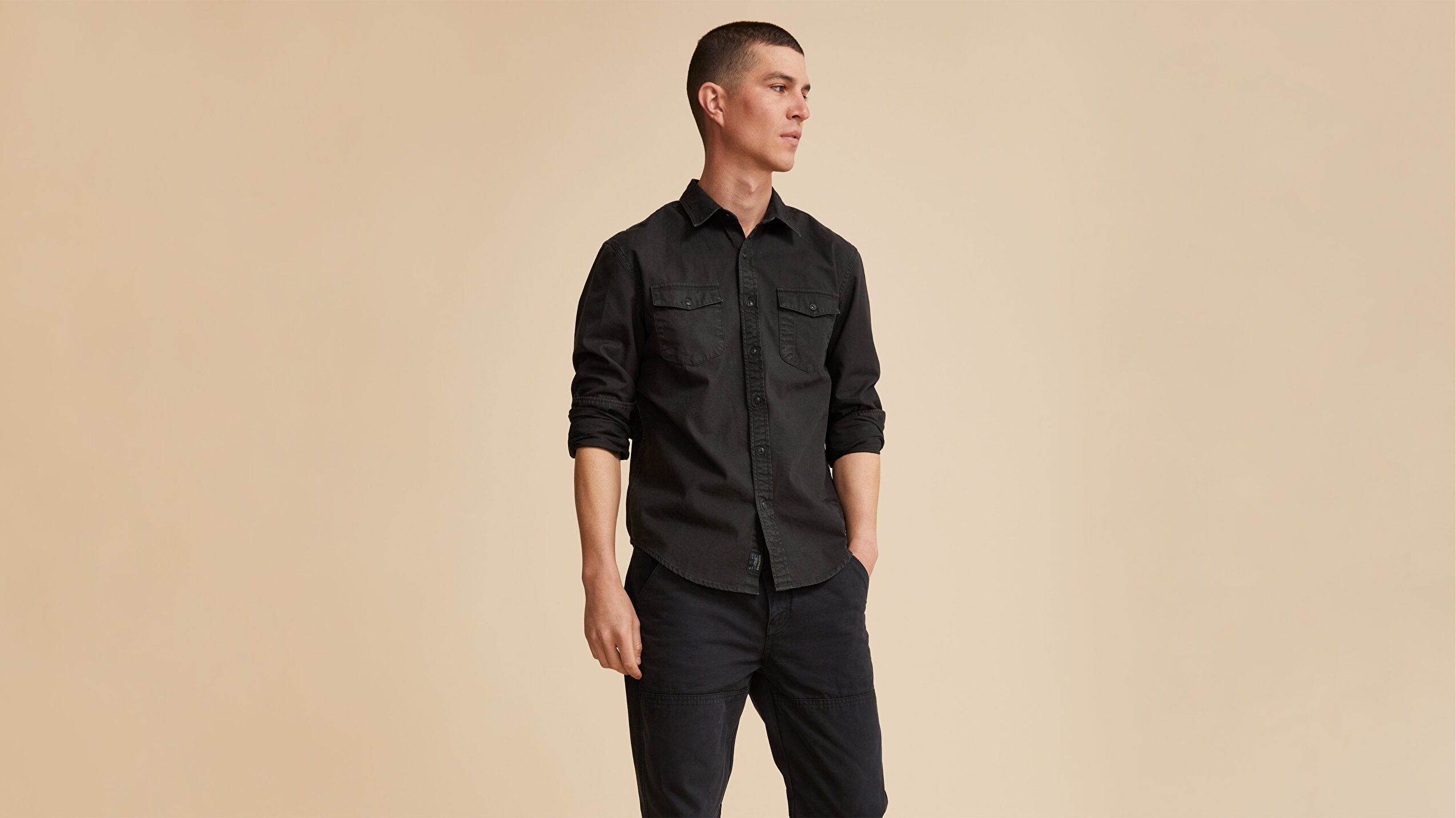 2 Pocket Icon Gd Mineral Black Tops
