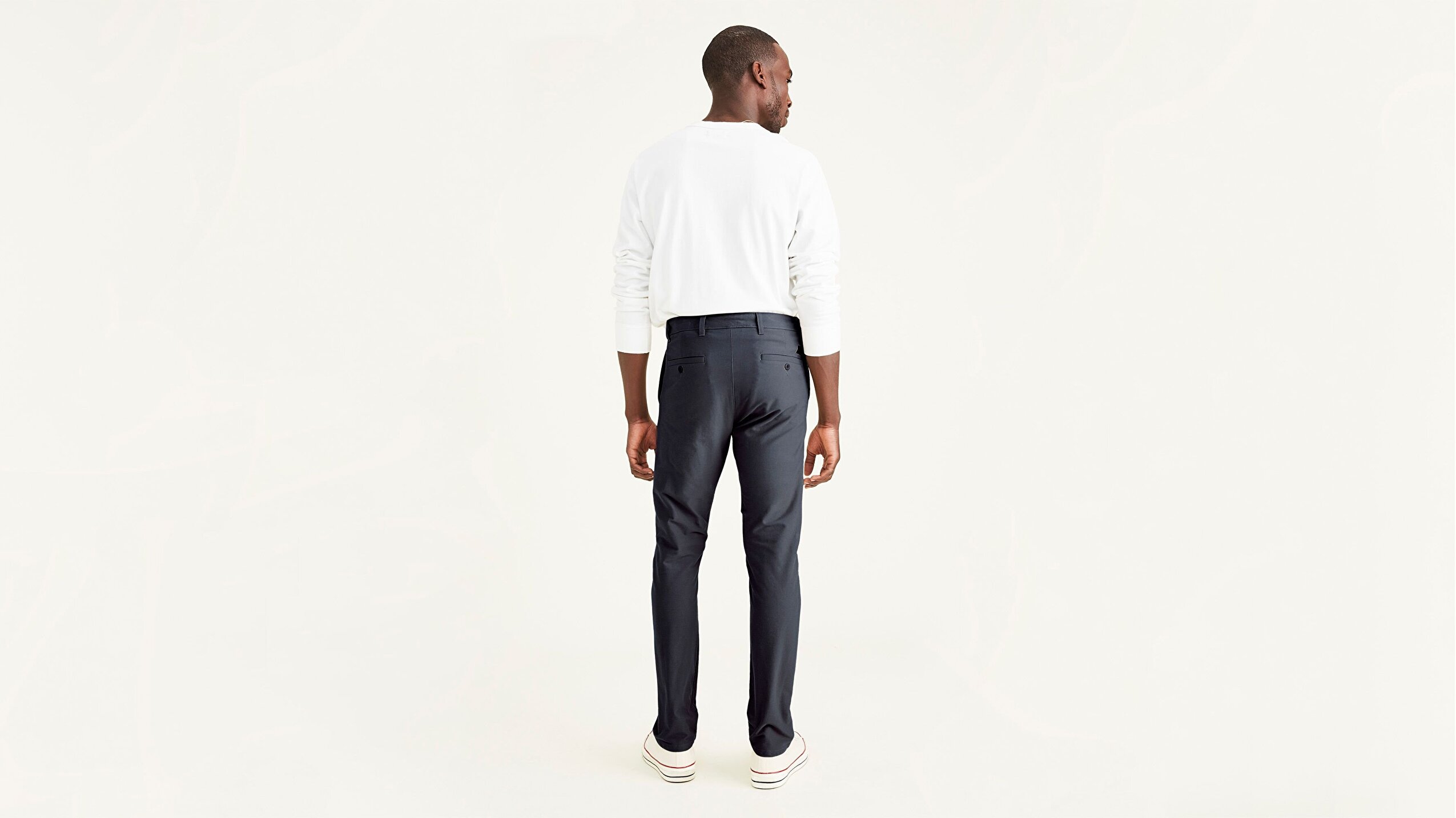 Smart 360 Comfort Knit Mavi Slim Fit Chino Pantolon