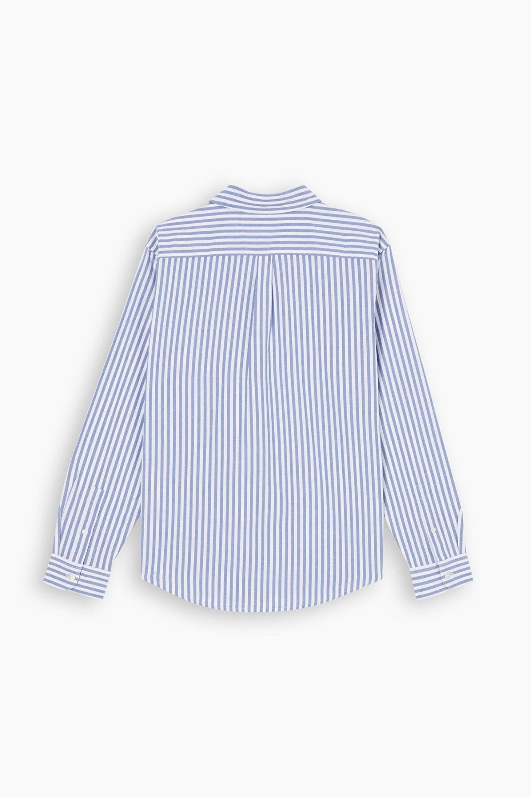 Stretch Oxford Mavi Gömlek