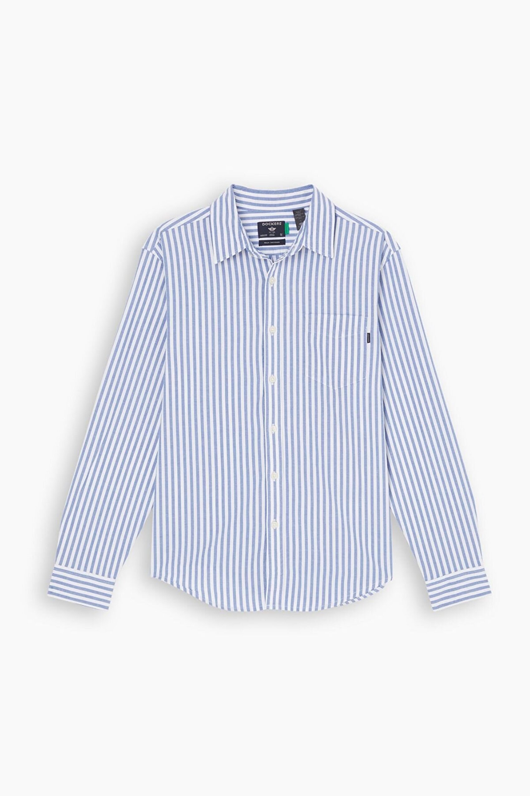 Stretch Oxford Mavi Gömlek