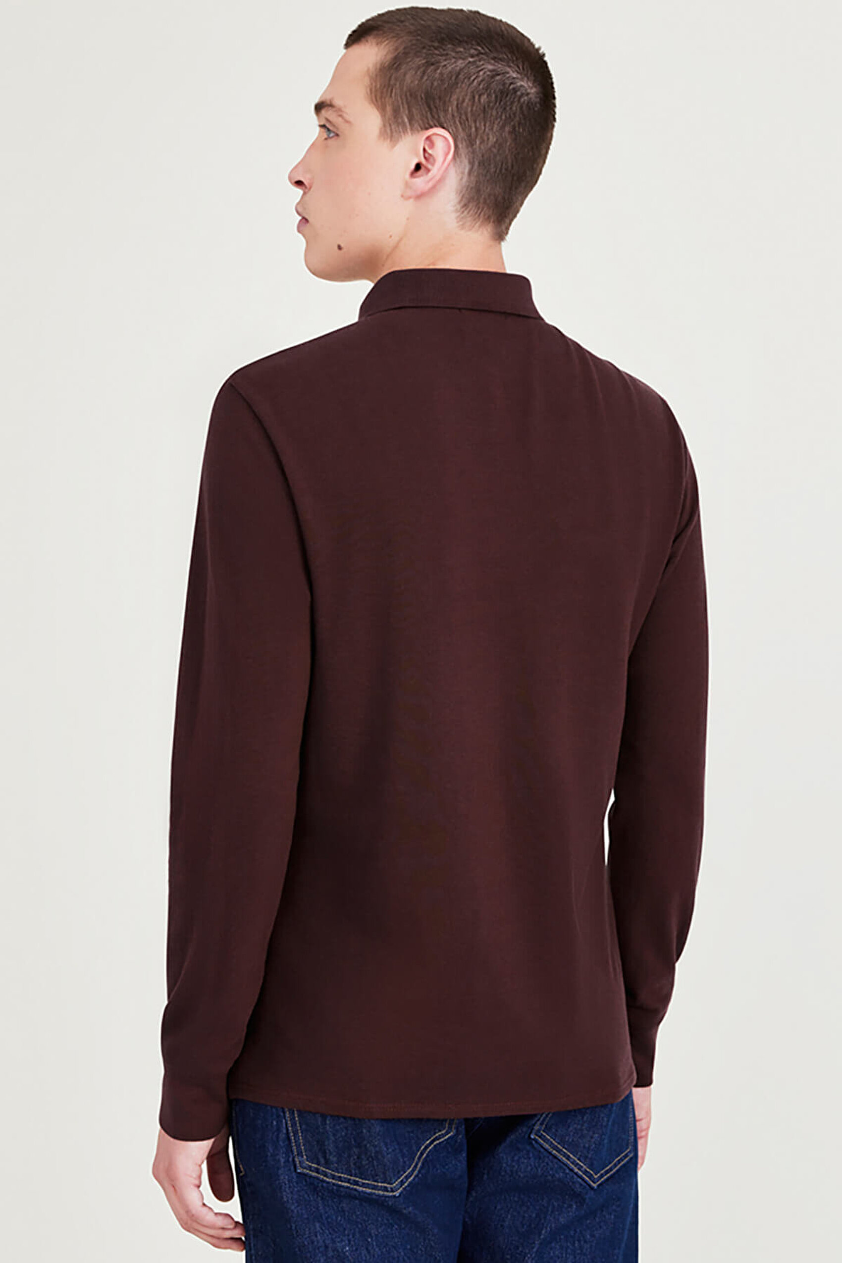 Uzun Kollu Kahverengi Polo