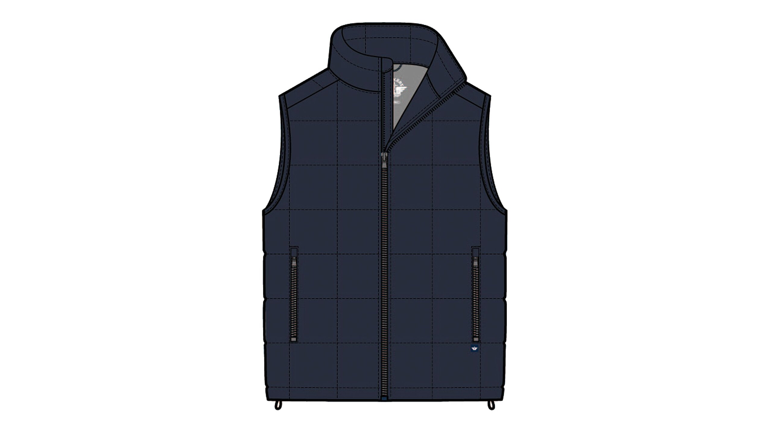 Nylon Lightweight Quilted Yelek