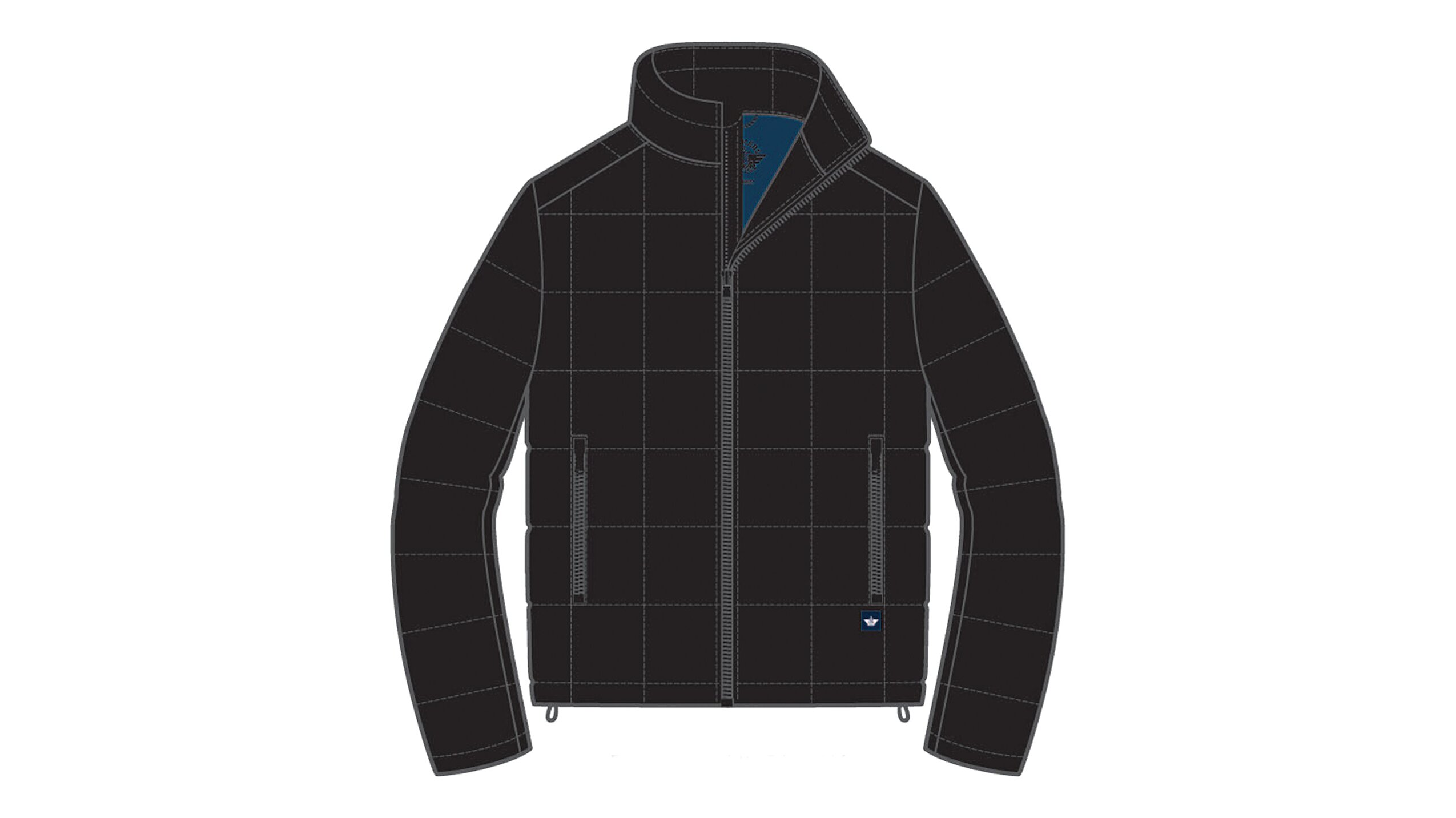 Nylon Lightweight Quilted Mont