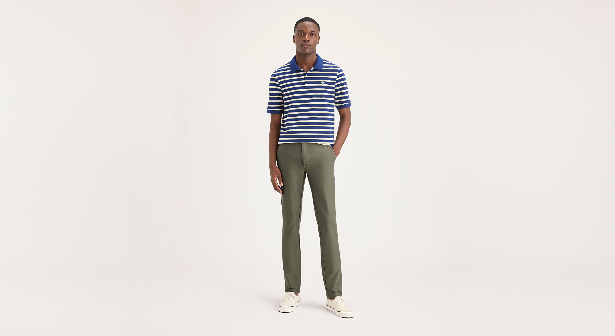 Smart 360 Comfort Knit Skinny Fit Chino Pantolon