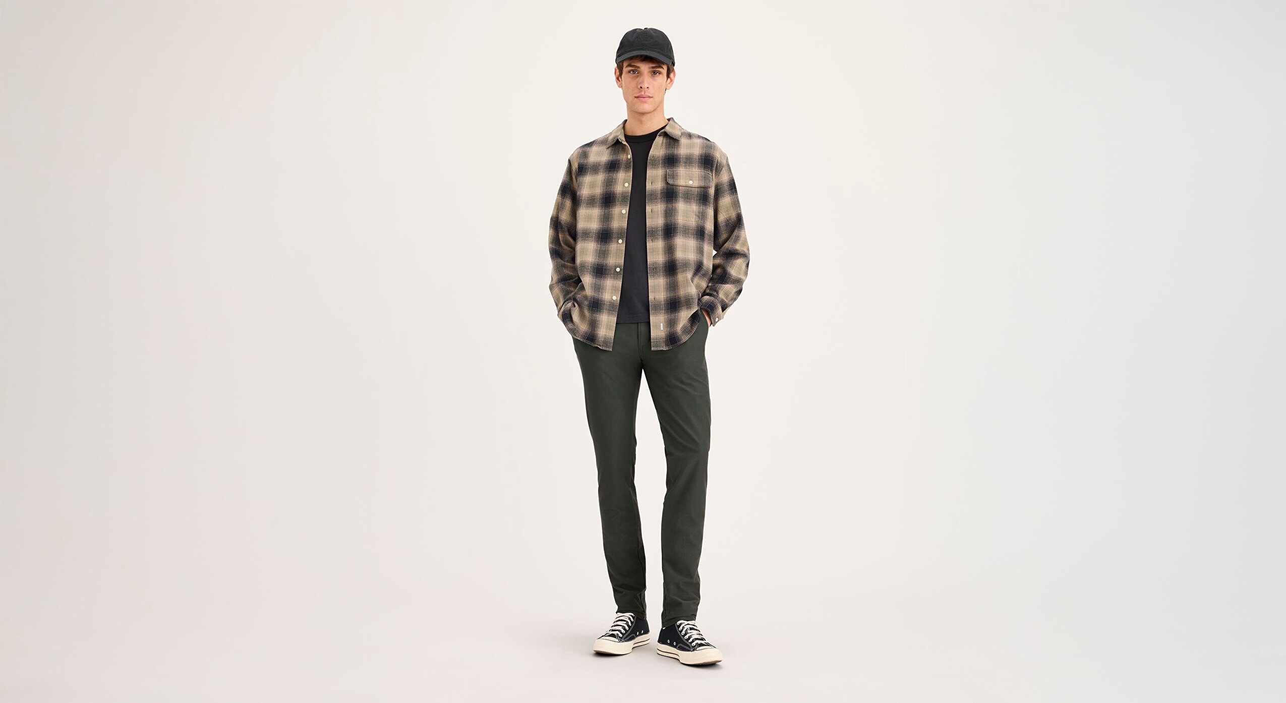 Smart 360 Comfort Knit Skinny Fit Chino Pantolon