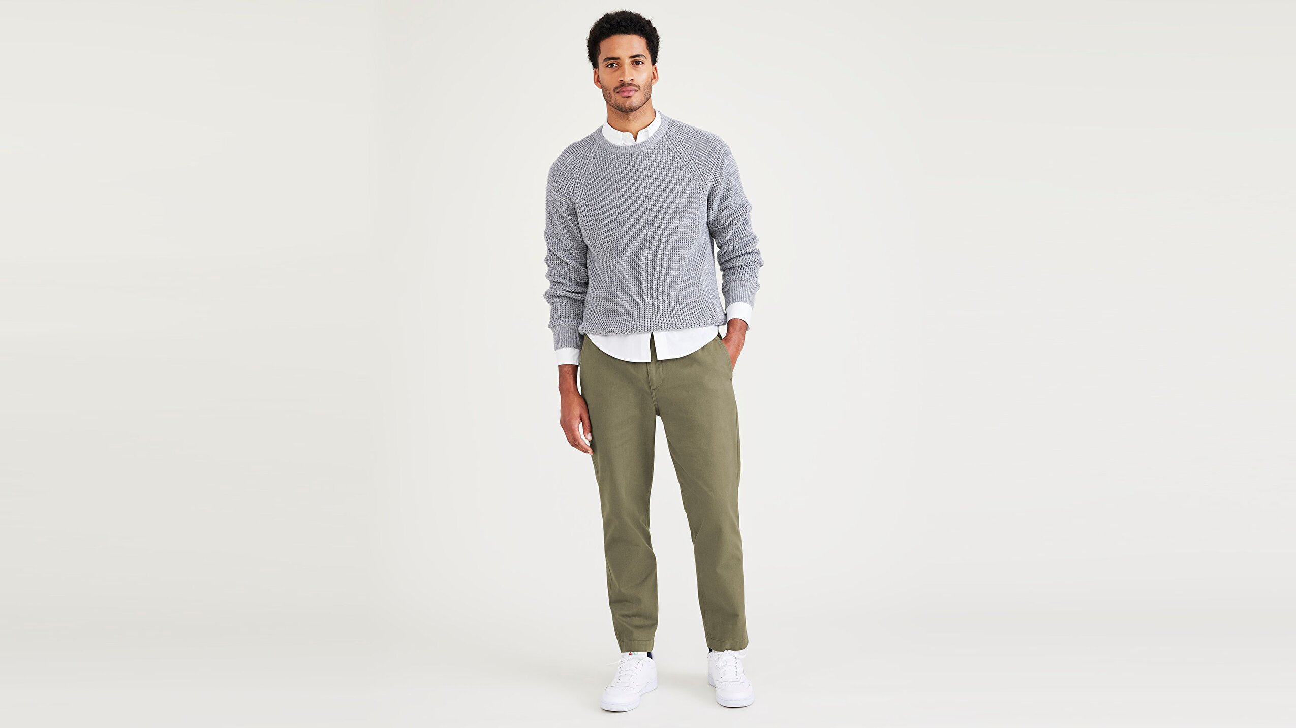 Cali Khaki Pullon Yeşil Pantolon