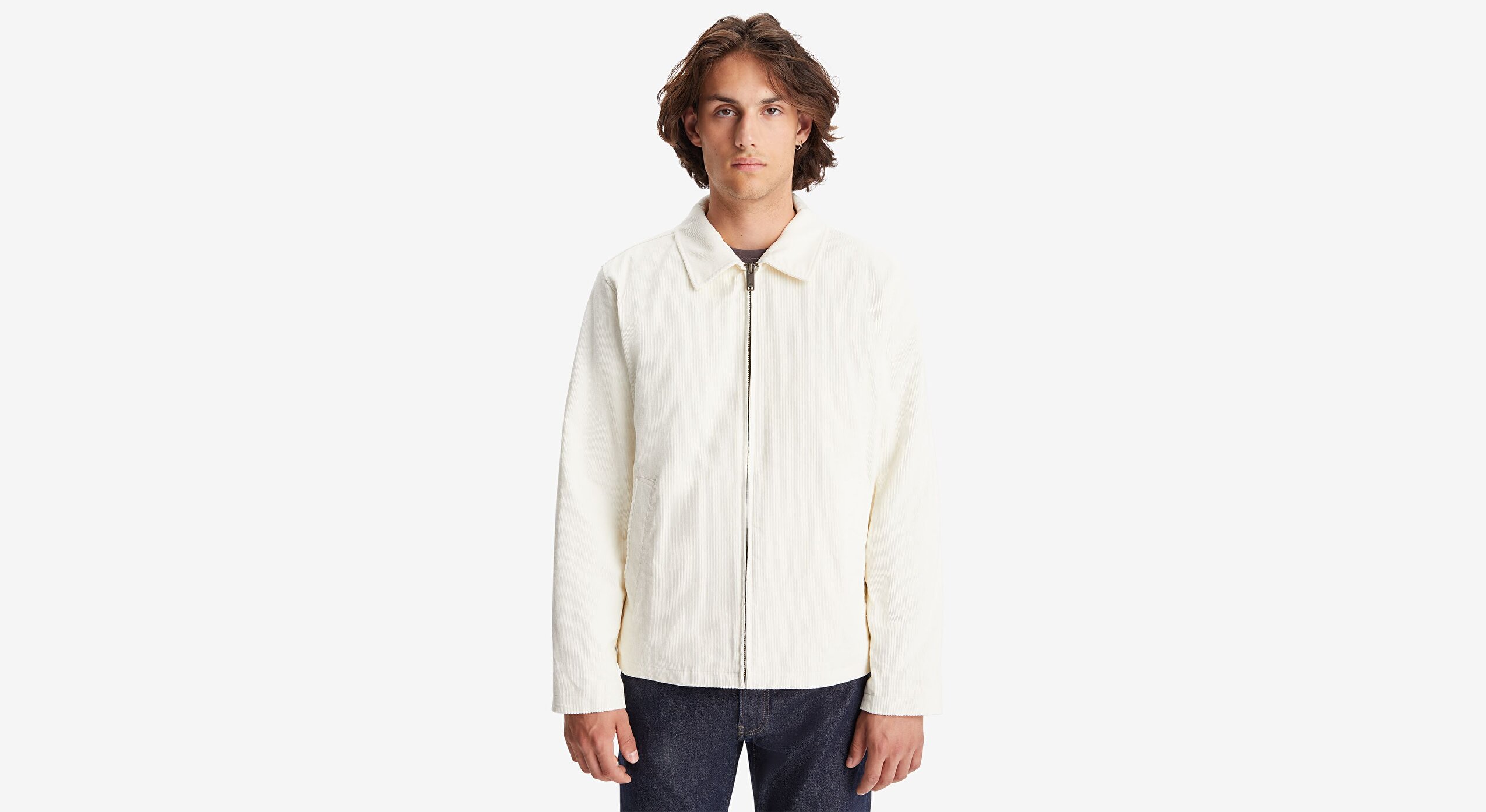Lay Down Collar James Dean Kadife Ceket