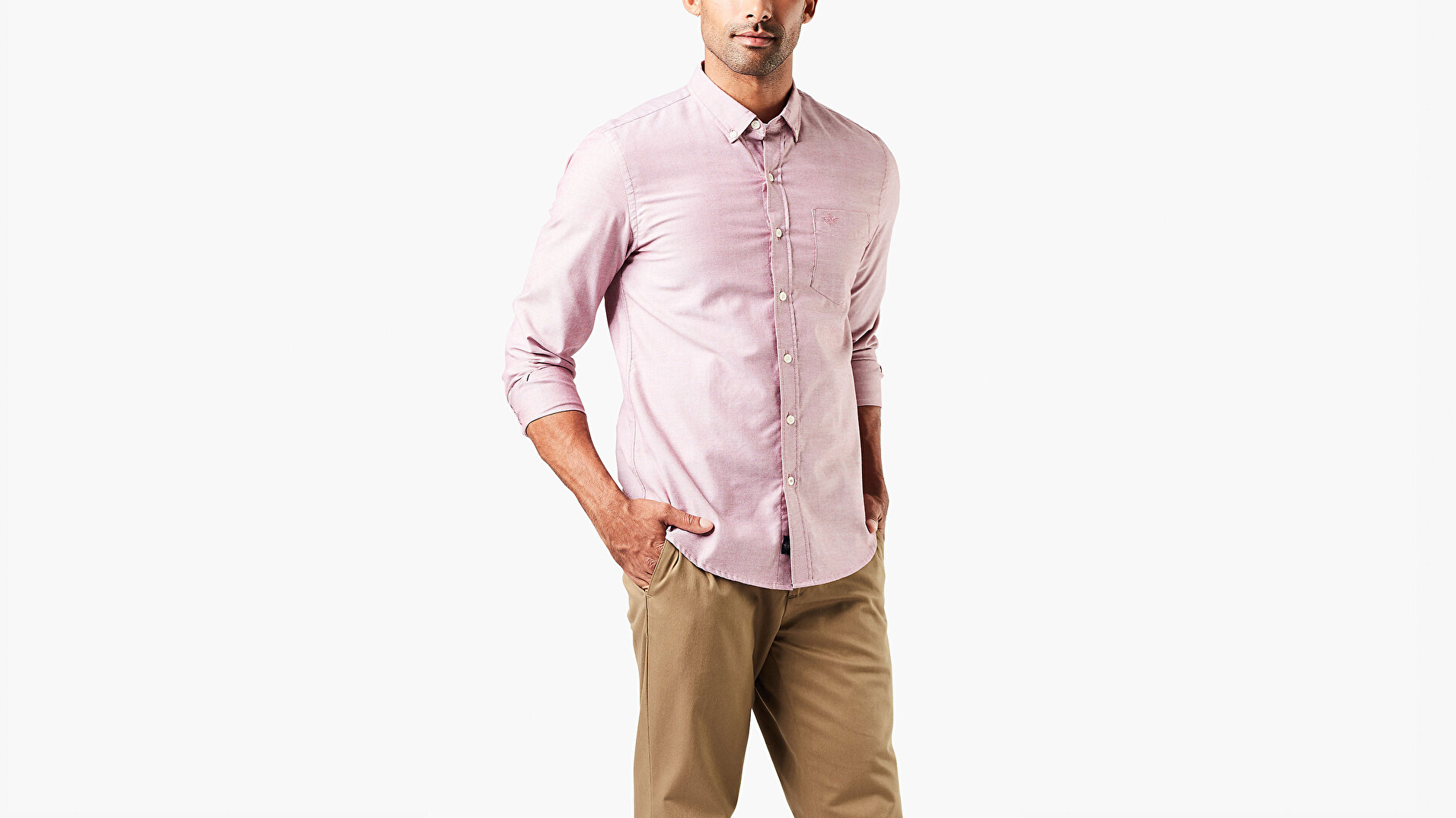 dockers battery street stretch oxford shirt