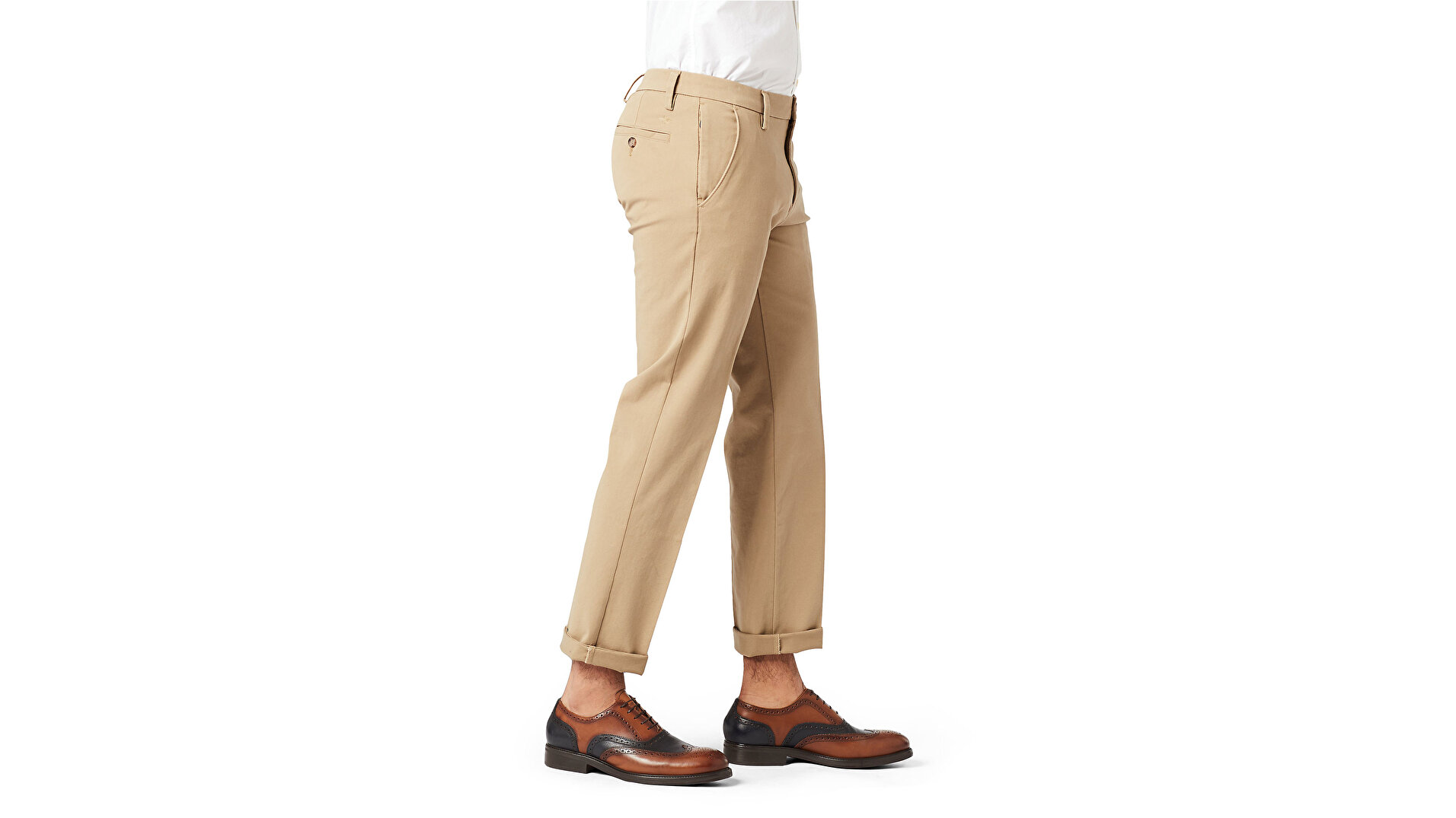 Workday Khaki, Slim Fit-Khaki