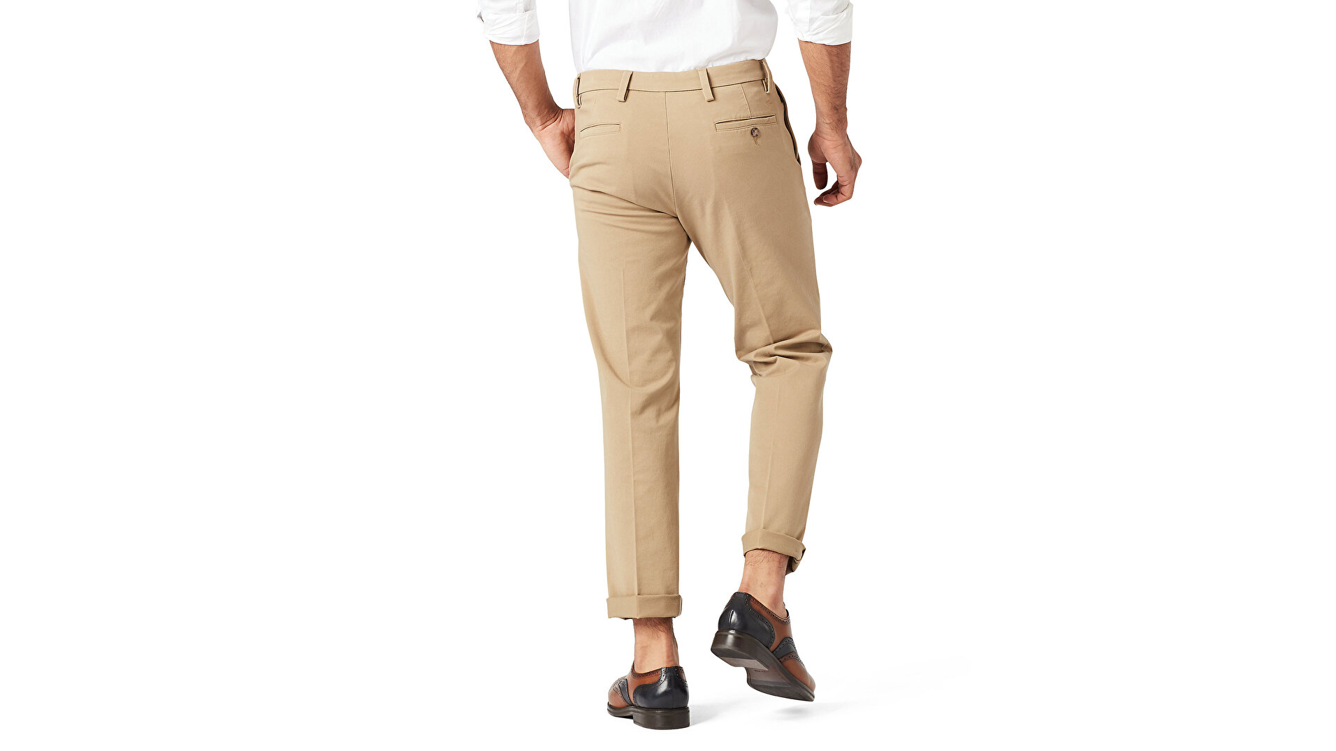 Workday Khaki, Slim Fit-Khaki