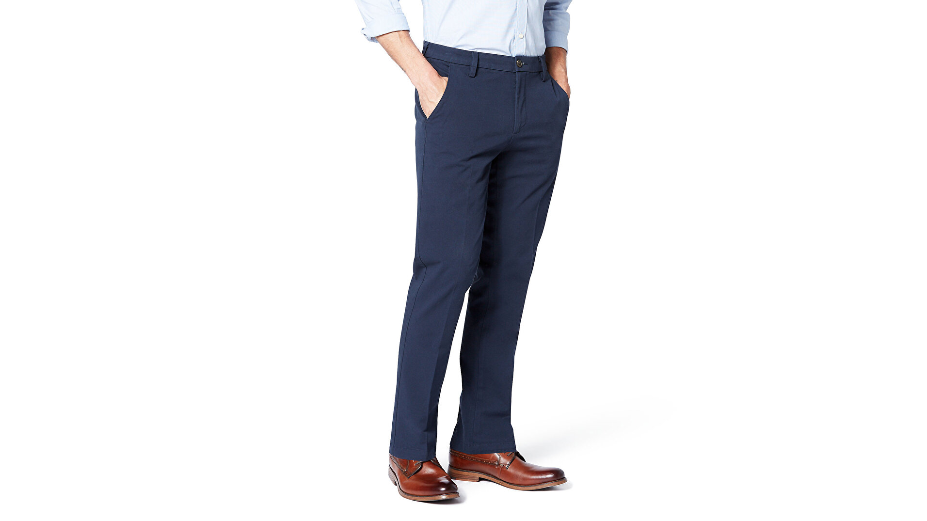 Workday Khaki, Slim Tapered Fit-Navy