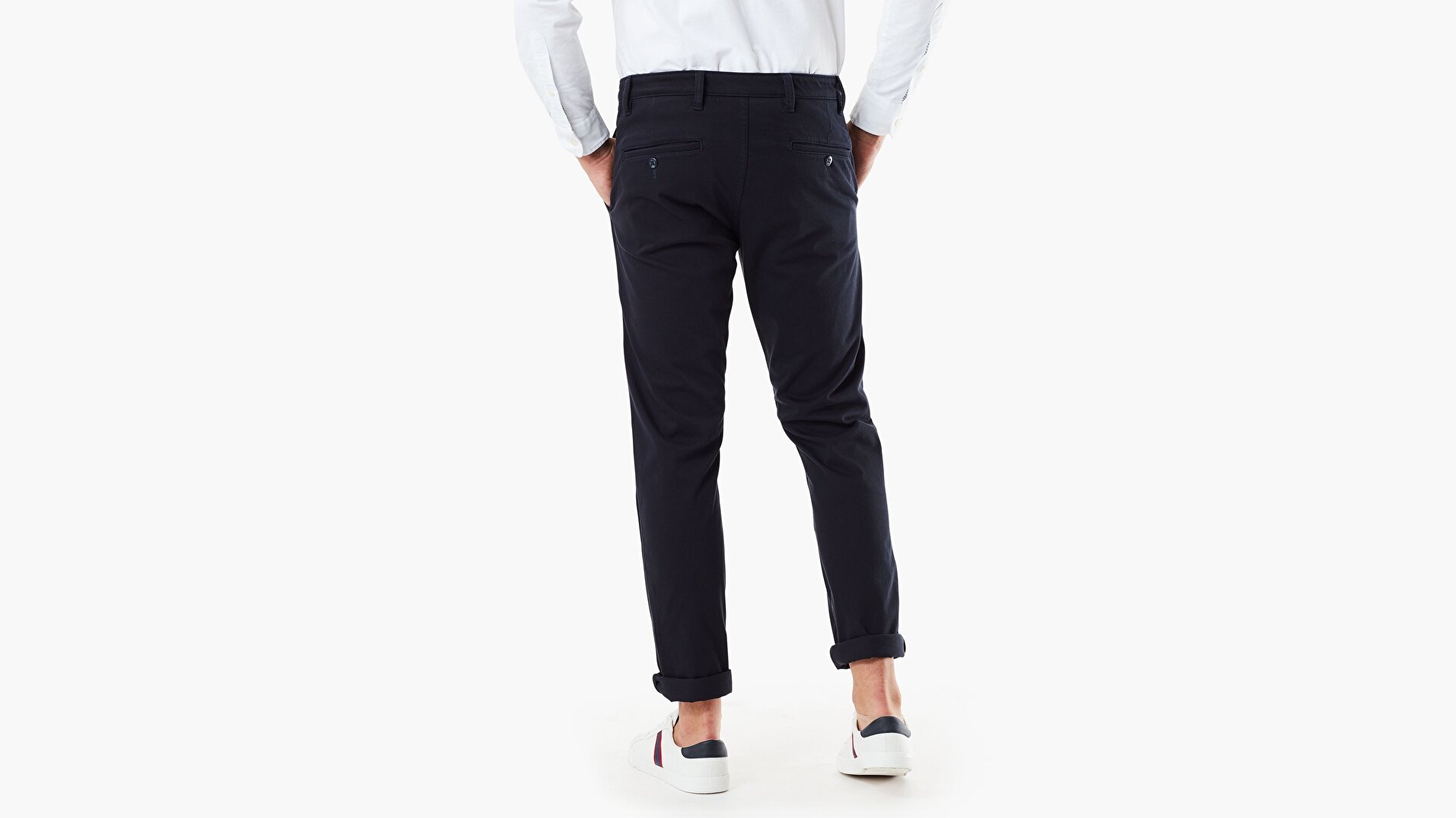 Alpha Khaki, Tapered Fit-Dockers Navy