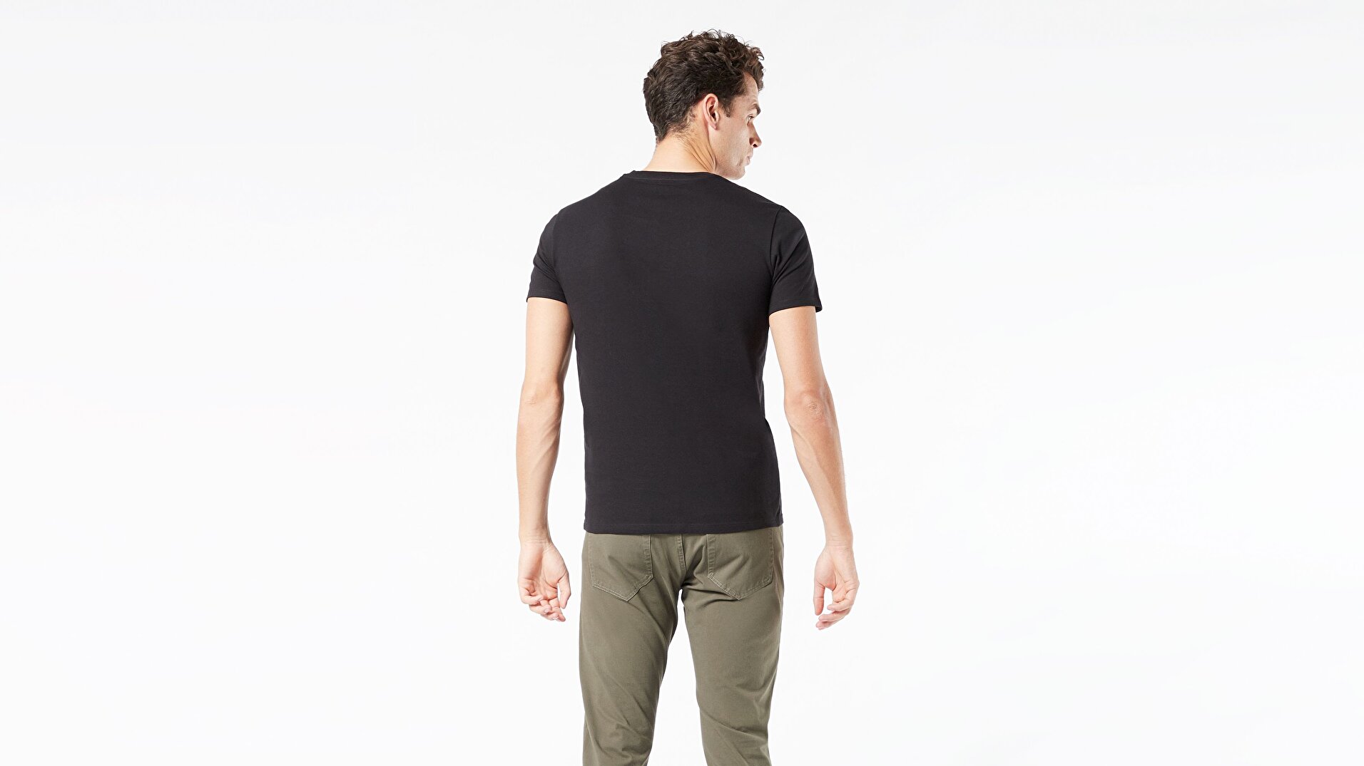 Pacific Crewneck Tee-Black