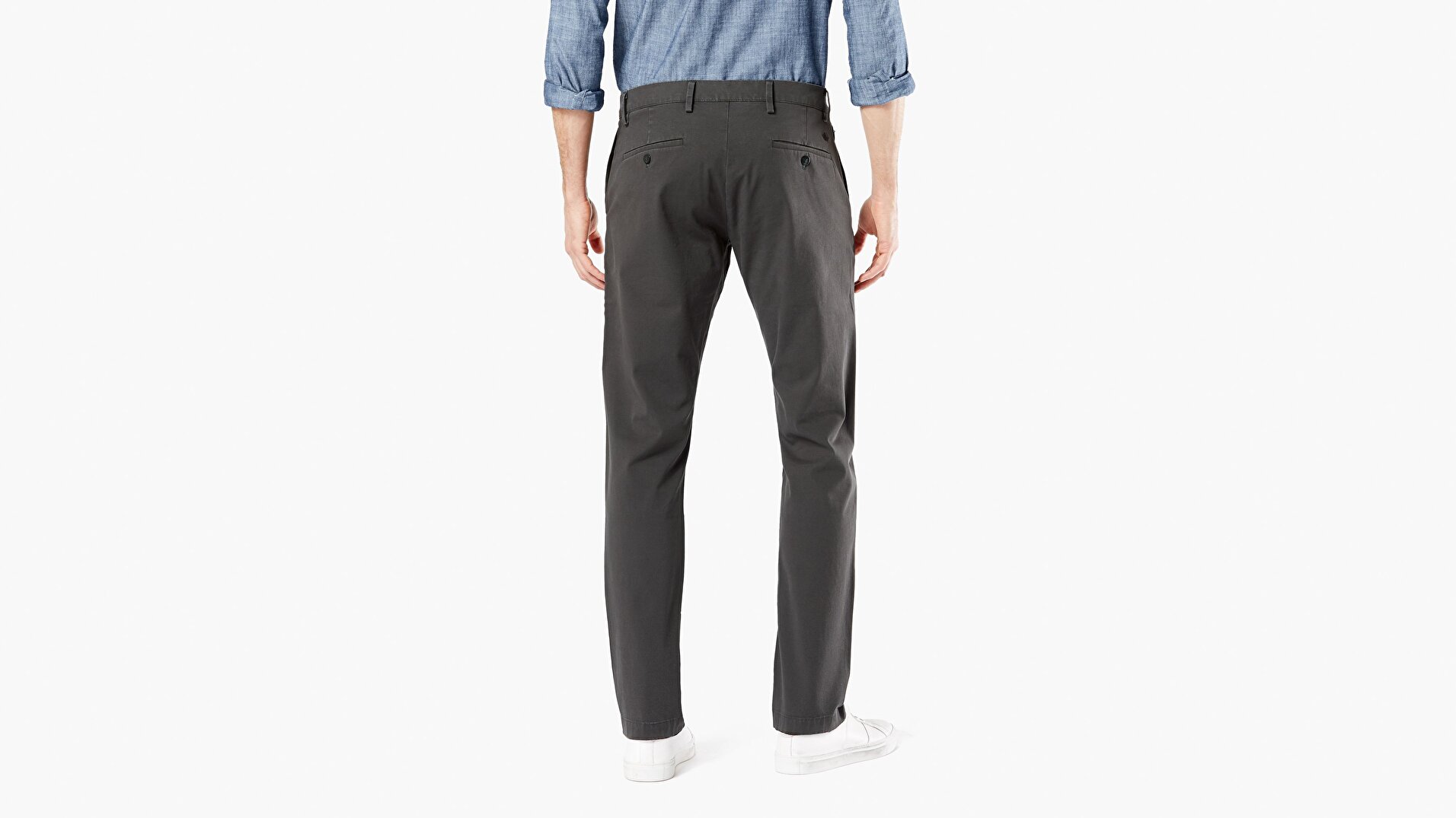 Alpha Chino, Tapered Fit-Steelhead - Grey