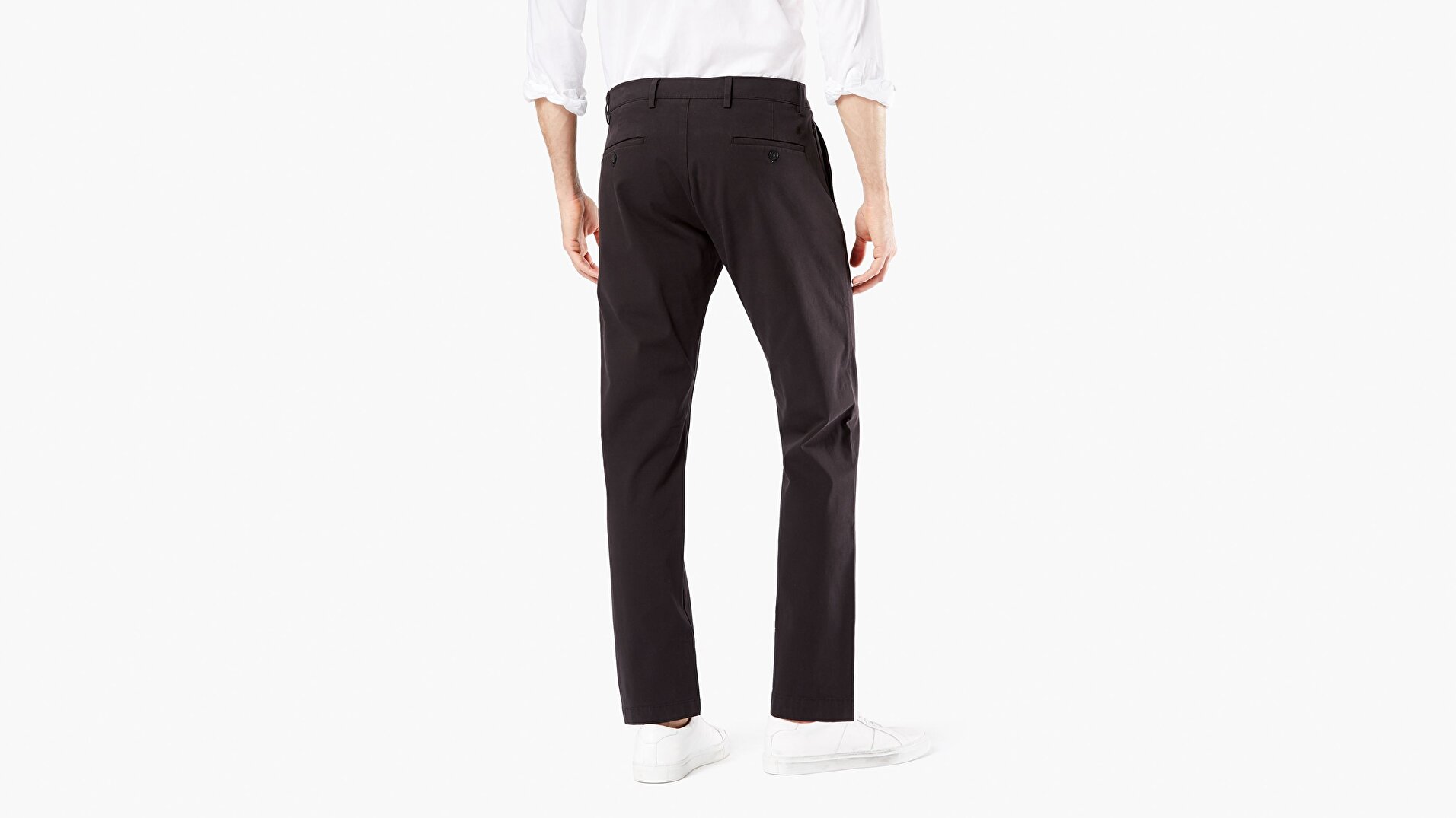 Alpha Chino, Tapered Fit-Black